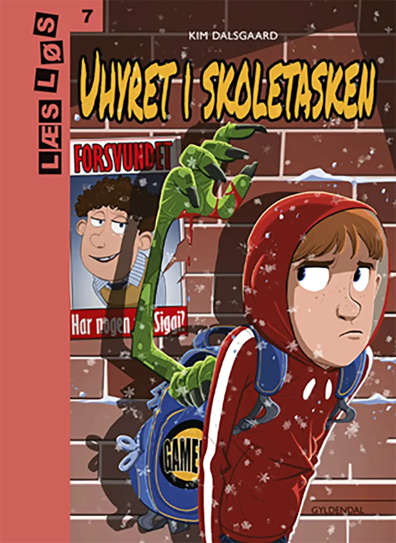 Forsiden til Uhyret i skoletasken