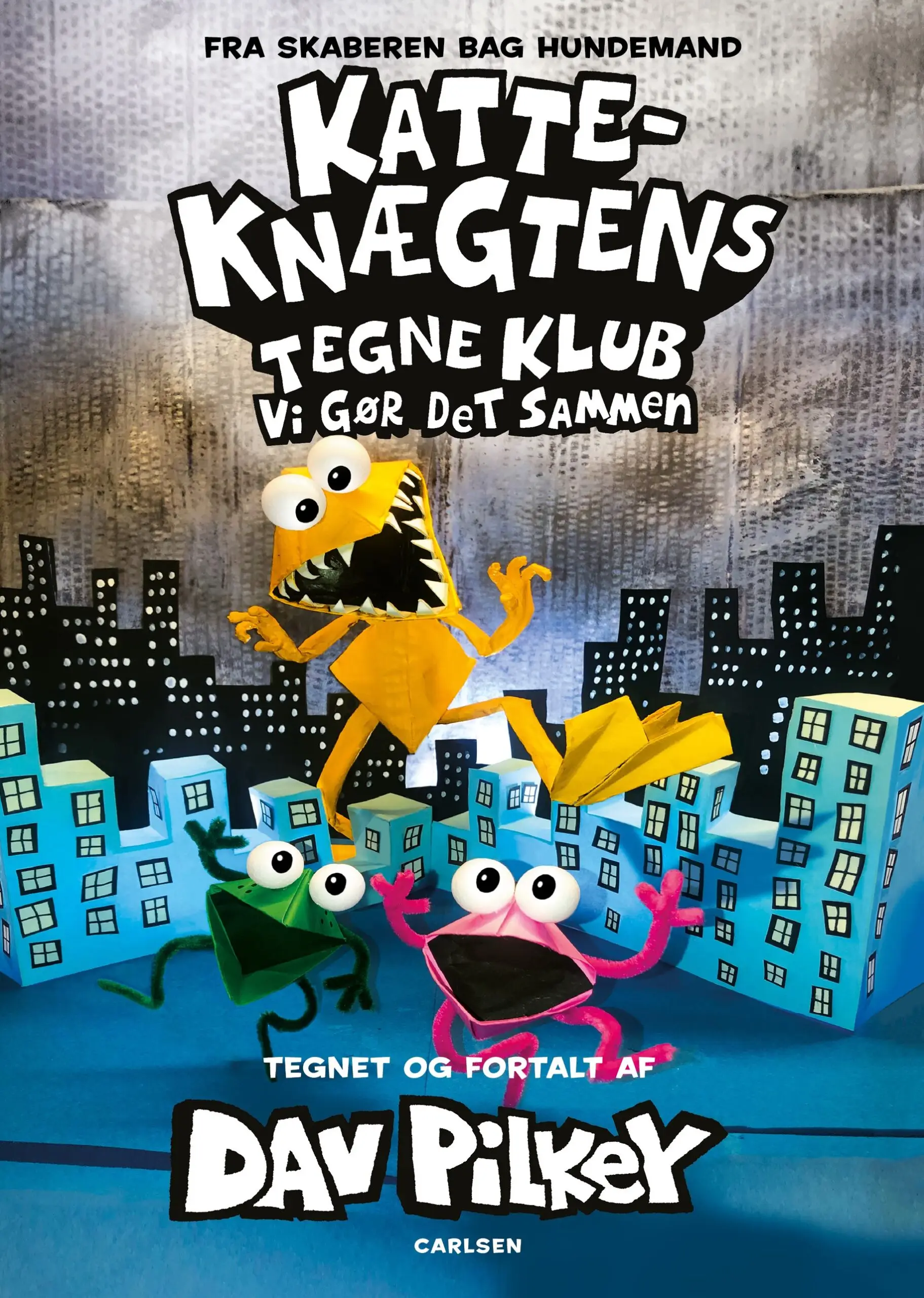 Forsiden til Katte-Knægtens Tegneklub (4) – Vi gør det sammen