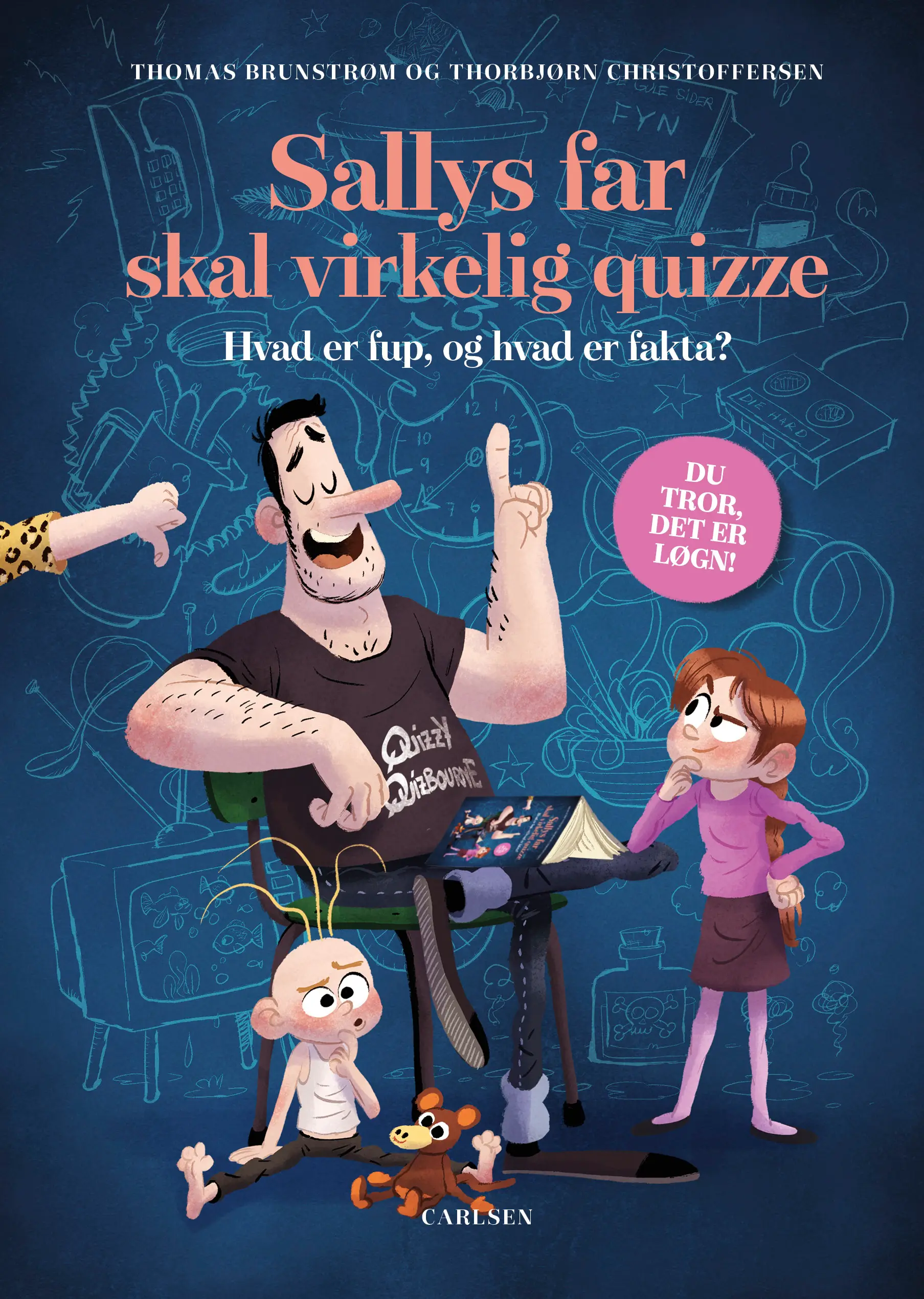 Forsiden til Sallys far skal virkelig quizze