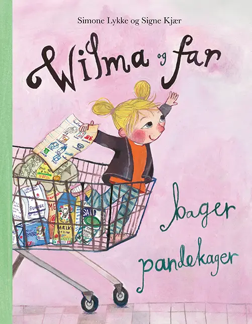 Forsiden til Wilma og far bager pandekager
